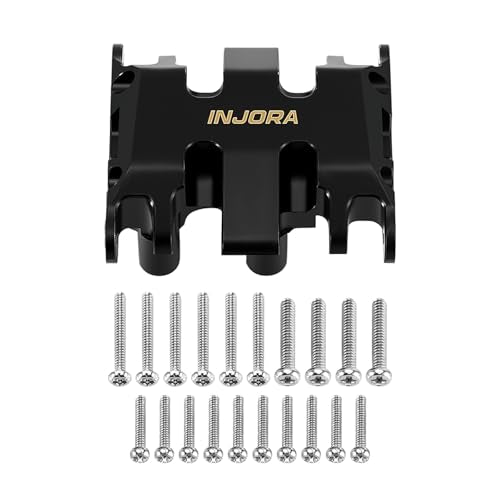 INJORA Black Coating Brass Skid Plate for Axial SCX30 Upgrade
