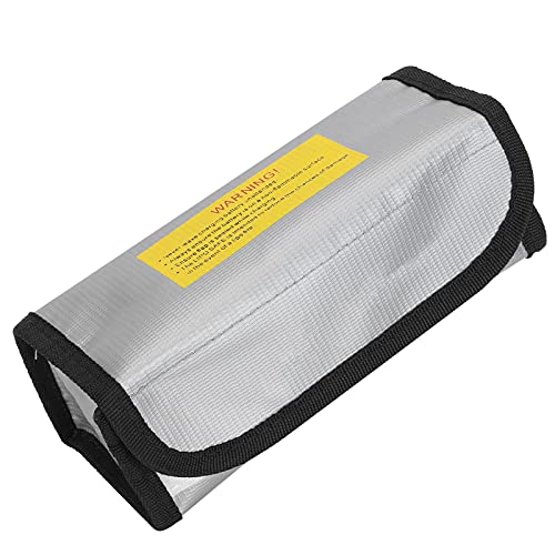 Flame RC Drone LiPo Battery Charging Case with Safe Ventilation LED Status Light Explosion Proof Design Fireproof Storage Box Container