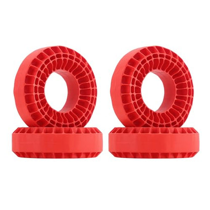 INJORA Silicone Rubber Insert for 118-122mm 4.75" OD 1.9" Tire, Red - color: Red