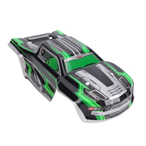 SUNGOOYUE 1/16 Body Shell Rc Car Body Shell, Replacement for Scy16101 Scy16102 1:16 Off Road Trucks, with Graffiti Decals and Mounting Pins (Green) - color: Green