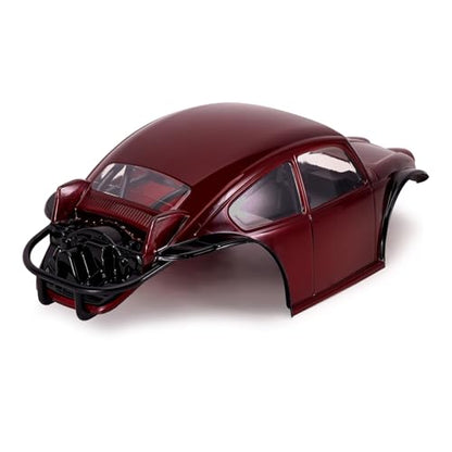 INJORA BUG18 Body with Interior for 1/18 TRX4M Universal LCG Chassis（Burgundy） - color: Burgundy
