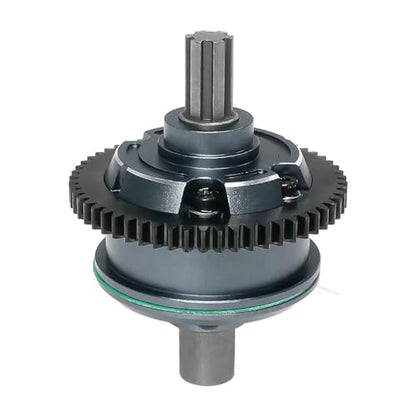 AMK 57T Metal Center Diff Set, Replaces ARRMA ARA311165 Steel Center Differential, Compatible with Arrma 1/10 Kraton Outcast 4S V2 BLX, 1/8 Mojave 4S BLX – Upgrade Parts & Accessories (Grey) - color: Grey