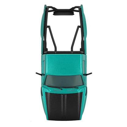 INJORA IR60-24 Body for SCX24 C10 Bronco Wrangler Base Camp 4Runner (Green) - color: Green