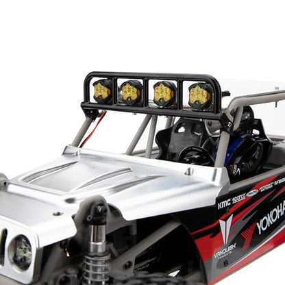 MEUS RACING RC LED Lights Spotlight Roof Light Tail Light Kit for Vanquish H10 Optic Sparco Yokohama RTR 1/10 RC Crawler Upgrades Parts