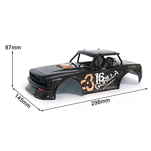 RC Car Body Shell RC Car Body Shell Cover Replacement RC Truck Modified Parts Accessories RC Truck Parts Easy to
