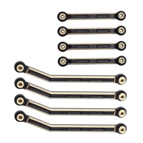 Front Rear Drive Shaft for AXIAL AX24 1/24 RC Crawler Car Replacement Upgrade Parts 8Pcs Metal Chassis Link Set Rod Linkage Links