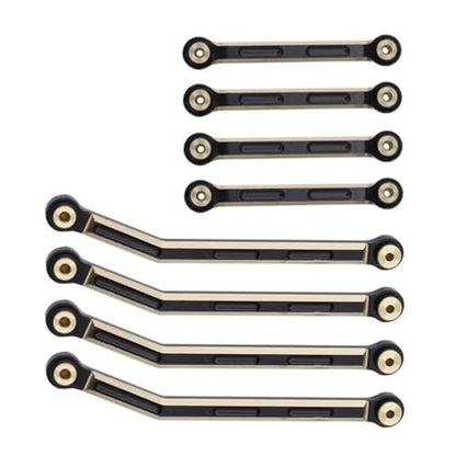 Front Rear Drive Shaft for AXIAL AX24 1/24 RC Crawler Car Replacement Upgrade Parts 8Pcs Metal Chassis Link Set Rod Linkage Links