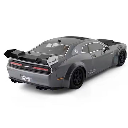 HNR Panther 1/10 Scale 4WD Brushless RC Race and Drift Car, 60A ESC, 3300KV Motor, 2.4G Remote, LED Lights, Racing and Drift Tires (Dark Shadow Gray) - color: Dark Shadow Gray
