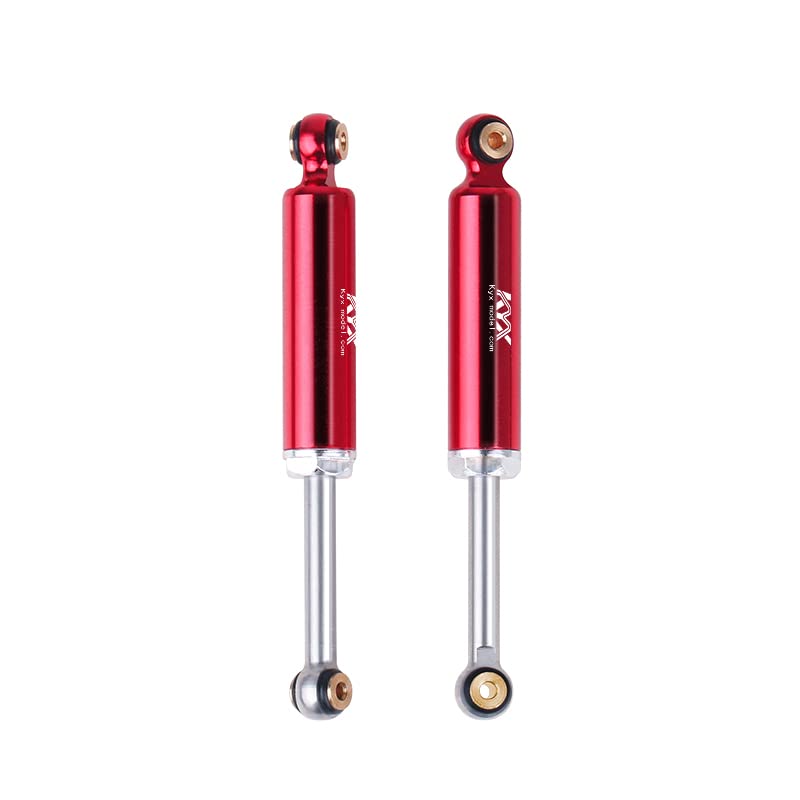 KYX Racing Aluminum Suspension Shock Absorber Inner Spring Shock 52mm Upgrades Parts Accessories for 1/24 RC Crawler Car Axial AX24 (4pcs), Red