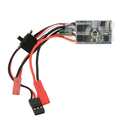 RC Motor Speed Controller, 30A 4-8V ESC Two Way Sensorless Brushless Motor Electric Speed Controller for 1/16 1/18 1/24 Car Boat (with Brake) Rc Speed Controller - size: with brake