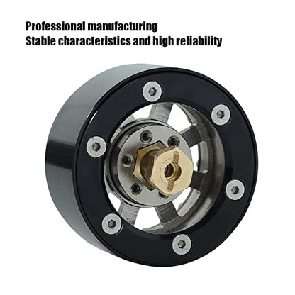 RC Hex Hub, 12mm Hex Extension Adapter, Brass Wheel Hex Hubs Spacers for 1/10 RC Crawler SCX10 90046 D90 Redcat Gen 8 V2 Gen7 pro, Set of 4 (12mm)