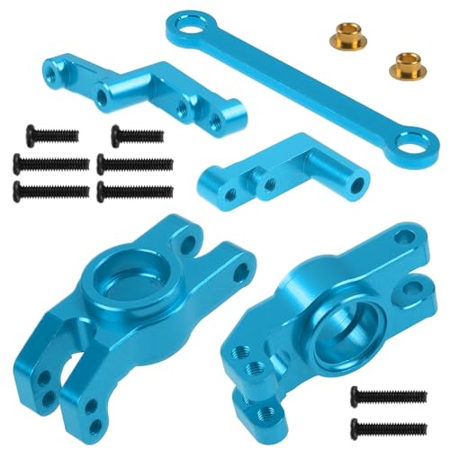 Metal Steering Rod Servo Linkages Turnbuckle & Aluminum Swing Arms & Steering Knuckle Kit & Shock Absorbers & Shock Tower
