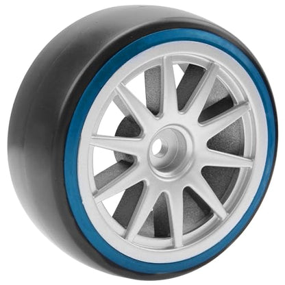 5-Spoke Hard Plastic Wheel Rims & Plastic Tires 12mm Hex & 1/10 RC Hard Plastic Drift Tires & Wheel Rims 12mm Hex 10-Spoke