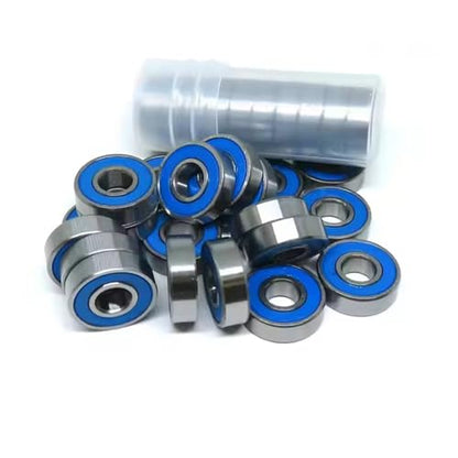 10PCS MR74RS Bearing 4x7x2.5 mm ABEC-7 Hobby Electric RC Car Truck MR74 RS 2RS Ball Bearings MR74-2RS Blue Sealed