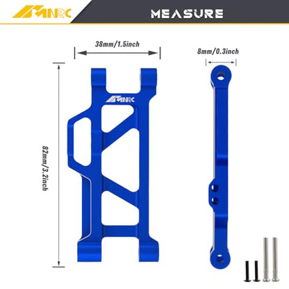 Alum Rear Lower Suspension a Arm for 1/16 Mini Maxx 4WD RTR RC Car Truck-107154-1 Upgrades Part Blue - color: Blue