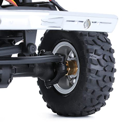 INJORA Brass +5mm Wheel Hex Hub Extenders for Axial SCX24 AX24