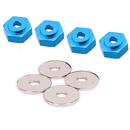 Metal 12mm to 17mm Wheel Hex Adapter Adaptor Converter & Metal 12mm to 17mm Wheel Hex Drive Hub Adapter Conversion 15mm Offset Extension