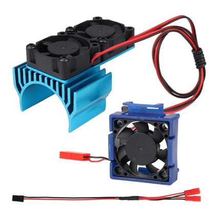 High‑Speed Cooling Fan for VXL‑3s ESC and Velineon Motor Dual Fans — 15,000 RPM, Plug‑in RC Heat Management, Cuts Thermal Cutback