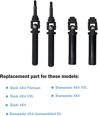 6851x Replacement Compatible with Traxxas Slash 4X4 and Stampede 4X4 Models Front Heavy Duty Driveshaft Assembly