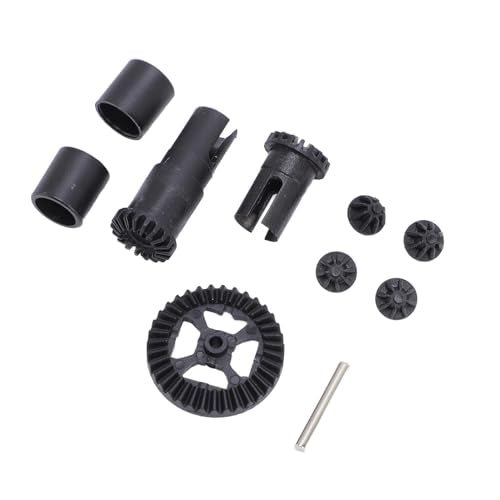 Alomejor RC Car Differential Gear Set, Front Rear Differential Pinion Gear Set for, with High Strength Plastic for Stable Performance