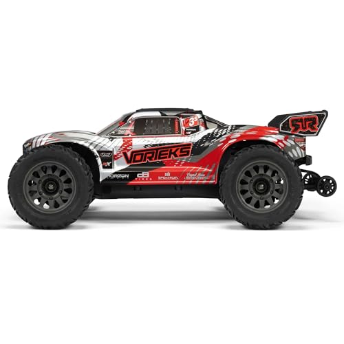 ARRMA RC Truck 1/10 VORTEKS 4X4 223S BLX BRUSHLESS Stadium Truck RTR (Battery and Charger Not Included) with DSC, RED, ARA4305V4T1 - color: Red