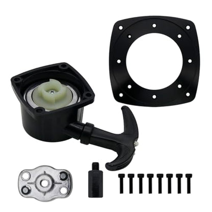 Easy Pull Starter Set for Zenoah CY Rovan Top Speed 23cc-36cc Engines Black | for 1/5 HPI ROFUN KM Baja 5B 5T 5SC LT FG Rc Car Parts - color: Black
