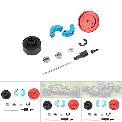 RC Nitro Engine Clutch Set 13T Speed Variator Bell Springs Metalmaterial Blue Red 1:10 Car Buggy Truck Short Course Crawler (Red)