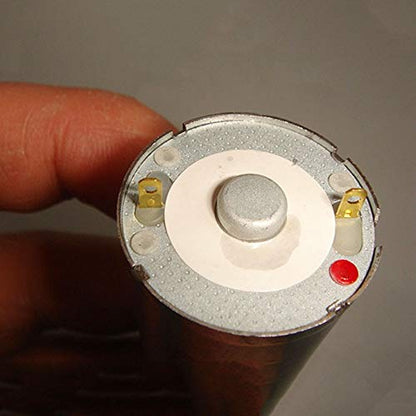 Jinchao-Dc Motor Micro Mini Electric 370 Motor, High Speed Carbon Brush Long Shaft High Power DIY Toy Car Boat Model, Easy to Install