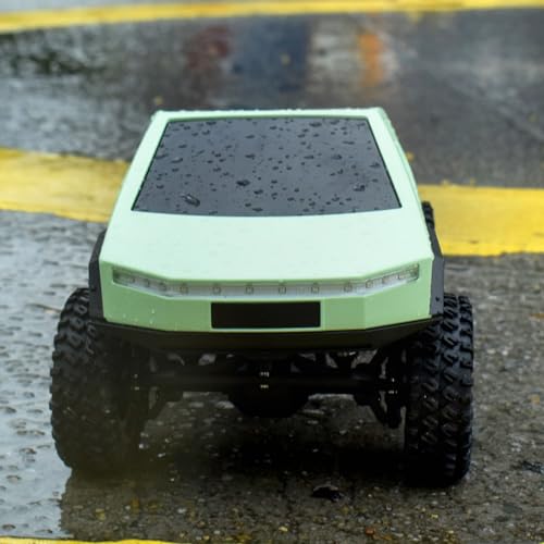 RC Car Shell Pickup Hard Body Shell with Front Rear Bumpers for TRX4M Bronco Defender 1/18 RC Crawler Chassis (Olive Green) - color: Olive Green