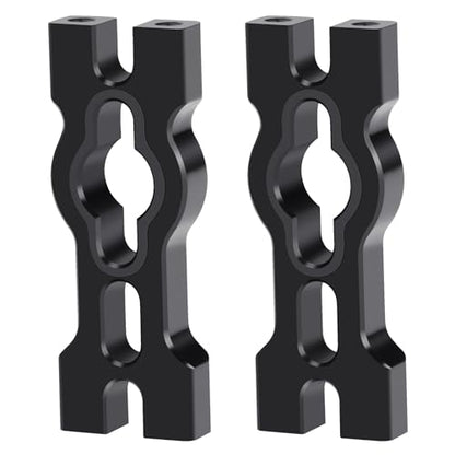 Aluminum Alloy RC Crossbar Body Mounts Compatible with LOSI 1/18 Mini LMT Monster Truck Absorber Upgrade Parts (Black)