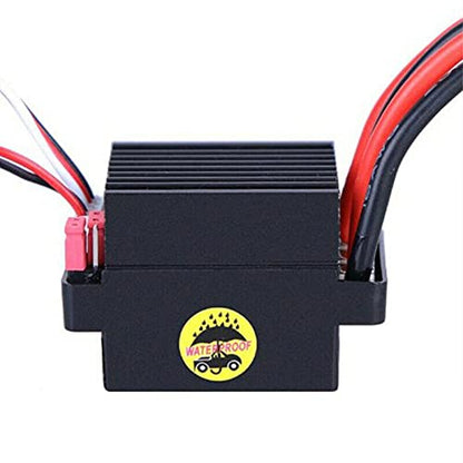 Durable Brushed ESC Electronic Speed Controller Waterproof for RC Car Boat Motor