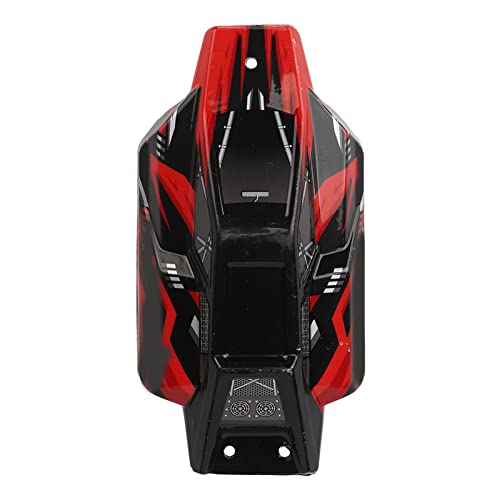 Car Body Shell for SCY 16201PRO 1/16 RC Car, PVC High Impact Resistance Remote Control Car Body Frame Replacement, Durable RC Shell with Exquisite Print and Precise Fit (Red) - color: Red