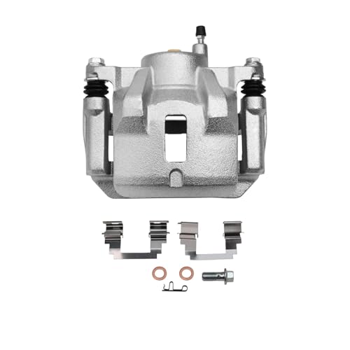 Detroit Axle - Front 4pc Steering Knuckles Kit for 03-08 Toyota Corolla, 2 | Disc Brake Calipers w/Bracket 2 Steering Knuckles & Wheel Bearing Hubs 2003 2004 2005 2006 2007 2008 Replacement - size: 4BU47749/Kit