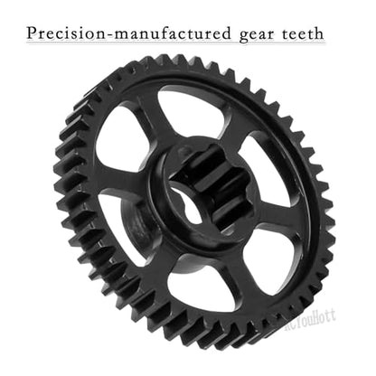 RC #45 Steel 45T Spur Gear 0.8m Upgrades Part for 1/16 Mini Maxx Monster TRUCK-107154-1 RC Car,Transmission Gears Spur Gear Hop Ups(#10756)