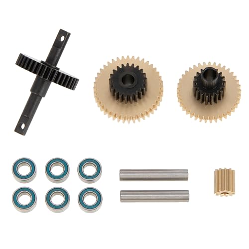 Meus Racing Steel Low Range Transmission Gear Set Upgrade Parts for TRX-4M TRX4M Bronco Defender 1/18 RC Crawler Car - Remote Control Car, RC Car, RC Crawler 1/18 Upgrade Parts (HELIDIRECT) (13.17:1) - color: 13.17:1