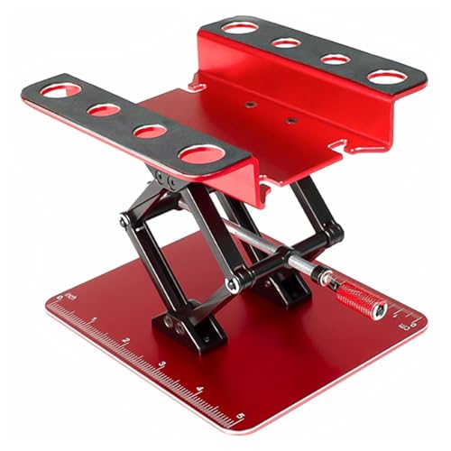 RC Car Work Stand Upgrade 1/8 1/10 1/12 Scale TRX4 Axial Redcat Losi RC Crawler Monster Truck Buggy，Aluminum Repair Workstation 360 Degree Rotation Lift Lower.
