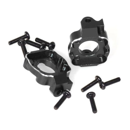 Aluminum Front C Hub Carrier C-seat RC Upgraded Parts for LOSI 1/18 Mini LMT 4X4 Brushed Monster Truck RTR-LOS01026 RC Car, Black - color: Black C-seat