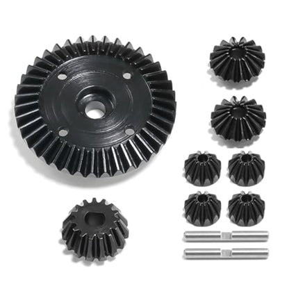 RC TT-02 Steel Differential Drive Gear Set Kit Upgraded Parts Compatible with Tamiya TT02 TT02B XV02 1/10 On Road Touring Rally Racing Drift Car Upgrade Parts
