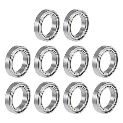 uxcell R1212ZZ Deep Groove Ball Bearing 1/2-inchx3/4-inchx5/32-inch Shielded Z2 Lever Bearings 10pcs - size: 1/2"x3/4"x5/32"
