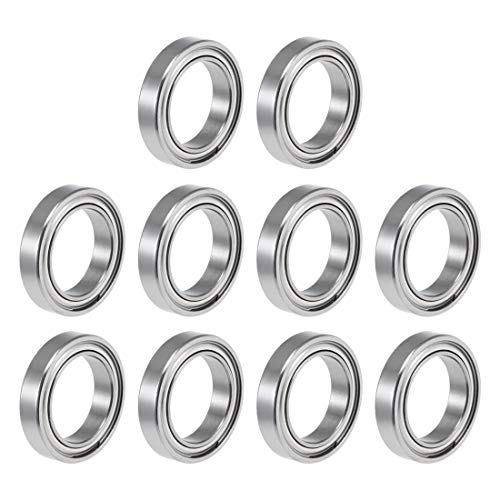 uxcell R1212ZZ Deep Groove Ball Bearing 1/2-inchx3/4-inchx5/32-inch Shielded Z2 Lever Bearings 10pcs - size: 1/2"x3/4"x5/32"