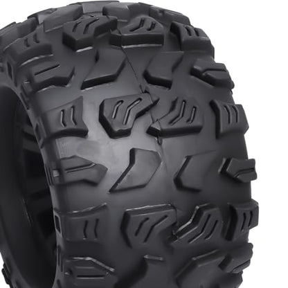 Preglued RC 1/10 Monster Truck Tires and 12mm Hex Wheels for Traxxas Stampede Hoss Rustler 4x4 VXL 2WD Redcat Volcano EPX S30 HSP 94111
