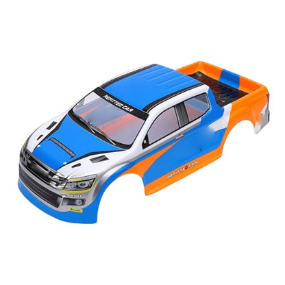 GOWENIC RC Car Body Shell 1/10 Scale Universal Painted Precut 26cm Wheelbase for Pickup Truck, Modification Shell for Hobby Model (Blue) - color: Blue