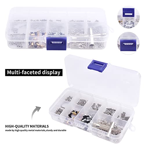 276Pcs RC Screw Kit RC Repair Tool Set for Hardware Fasteners for Axial SCX24 1/24 RC Crawler Truck Deadbolt C10 Jeep Betty