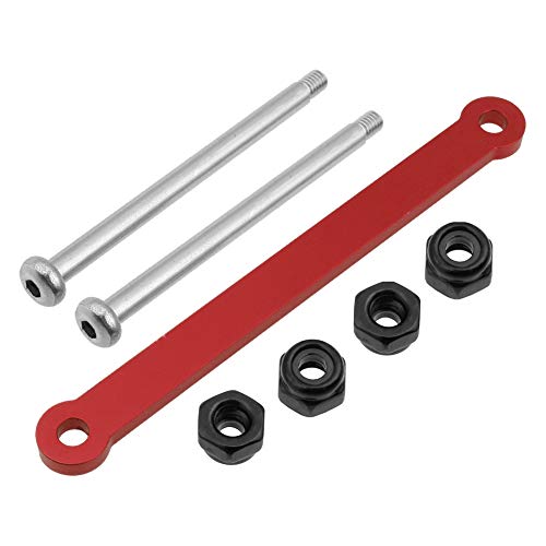 Hobbypark Aluminum Tie Bar and Suspension Hinge Pins for 2WD Traxxas Rustler VXL Slash Stampede Bandit Nitro Sport,Replacement of 2532 2640 (Red) - color: Red