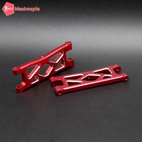 Alloy Rear Lower Suspension A Arm 6061 Alum ARA330808 for Arrma 1/18 Granite Typhon Grom Mega 380 Upgrades Part Red