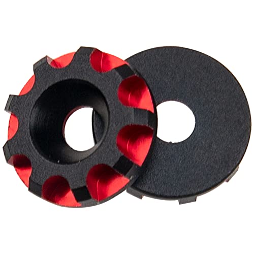 4Pack Vgoohobby Universal Rear Wing Buttons Gasket Compatible with Arrma Traxxas HPI HSP Redcat Axial Tamiya 1/10 RC Off Road Buggy Racing Car (Red) - color: Red