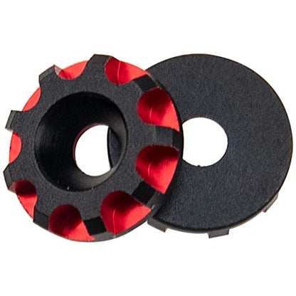 4Pack Vgoohobby Universal Rear Wing Buttons Gasket Compatible with Arrma Traxxas HPI HSP Redcat Axial Tamiya 1/10 RC Off Road Buggy Racing Car (Red) - color: Red