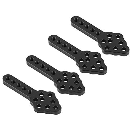 Rear Shock Mount, 51mm Adjustable 2 Colors RC Car Shock Mounts, for RC Car Replacement for 1/10 RC Crawler Repair(Black)