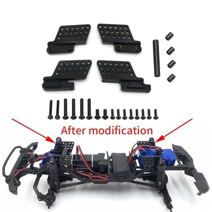 for TRX4M 1/18 Aluminum Alloy Adjustable Front Rear Shock Bracket Mount Towers Replacement RC Crawler Car Model Upgrade Part RC Accessories