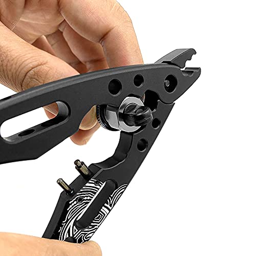 REDSPIDER Aluminum Alloy RC Shock Pliers RC Rod Ends Disassemble Tools RC Crawler Shocks Multifunction Pliers for Traxxas Arrma Axial Losi Redcat Racing Cars Trucks (A)